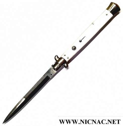 Godfather Stiletto Automatic Knife Classic Switchblade - Black – Slash2Gash
